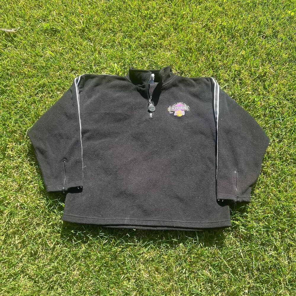 90s Pro Player Lakers Quarter zip men’s size L Large Los Angeles